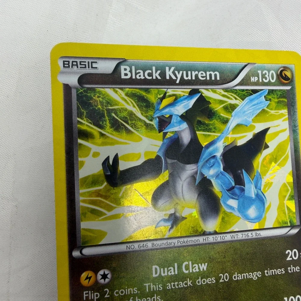 Pokemon Black Kyurem 100/149 Holo Rare Boundaries Crossed Black & White 2012